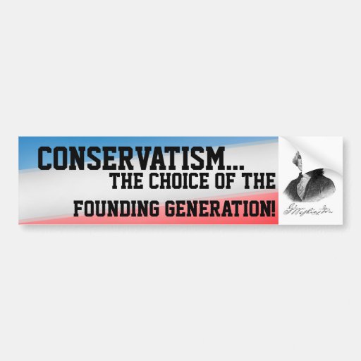 Konservatismus Auto Sticker