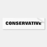 Konservativ Auto Sticker