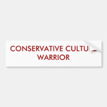 KONSERVATIVER KULTUR-KRIEGER AUTOSTICKER