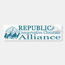 Konservatives christliches Bündnis-Stoßaufkleber Autosticker