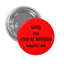 kony2012-STOP-AT-NOTHING Badge Avec Épingle