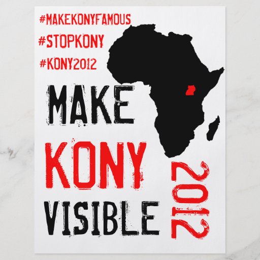 Kony 2012 insectes - kit d'action tract