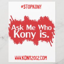 Kony 2012 insectes polychromes prospectus avec motif