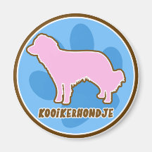 Kooikerhondje à la mode magnets pour réfrigérateur