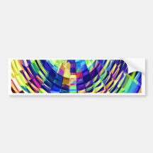 Korbgeflecht - magischer Diamant Raibow V1 Auto Sticker