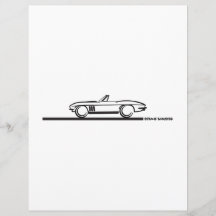 Korvette-Kabriolett 1965 Bedruckte Flyer