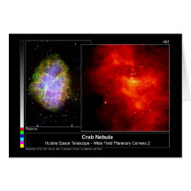 Krabben-Nebelfleck Hubble Teleskop Karte