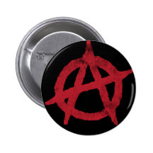 "kreisen Sie ein" Anarchiesymbol ein Button