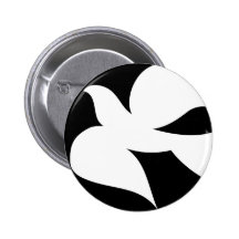 Kreisfriedenstaube Anstecknadelbuttons