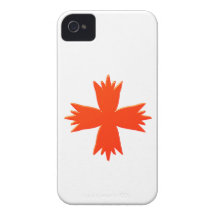Kreuz Blüten cross blooms iPhone 4 Cover