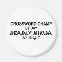 Kreuzworträtsel tödliches Ninja bis zum Nacht Magnets