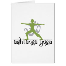 Krieger-Pose Ashtanga Yoga-Geschenk Karten