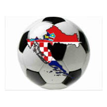 Kroatien-Nationalmannschaft Postkarten
