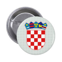 Kroatien-Wappen Detail Buttons