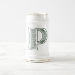 KRW - P - Stein décoré d'un monogramme celtique Mug