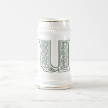 KRW - U - Stein décoré d'un monogramme celtique Tasse