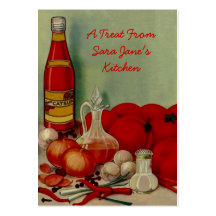 KÜCHEN-EINMACHENDE ERZEUGNIS-TOMATE-GESCHENK-UMBAU VISITENKARTENVORLAGEN