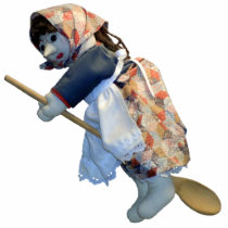 Küchen-Hexe-Reitlöffelverzierung