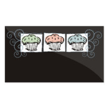 Kuchengekritzelbäcker-Backen-Visitenkarte 2
