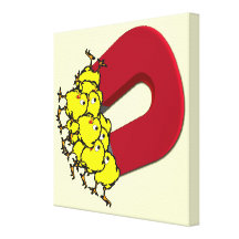 Küken-Magnet Galerie Faltleinwand