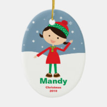 Kundengerechte Kinderweihnachtsverzierung Ornament