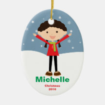 Kundengerechte Kinderweihnachtsverzierung Ornament