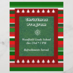 Kundengerechtes Ereignis: Weihnachtsprogramm Bedruckte Flyer