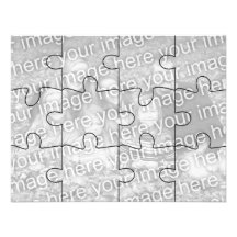 Kundengerechtes Foto-"Spott-" Puzzlespiel Card-12  Individuelle Einladungskarte