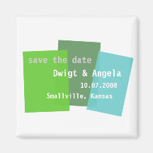 Kundenspezifisch Save the Date Wedding Magneten: T