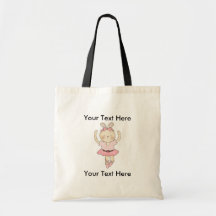 Kundenspezifische Ballerina-Häschen-Tasche