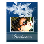 Kundenspezifische Blumenfoto-Abschluss-Mitteilunge Personalisierte Ankündigung