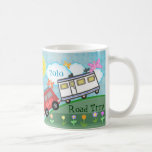 Kundenspezifische Camper-Kaffeetasse der Autoreise