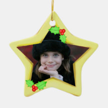 Kundenspezifische Foto-u. Text-Weihnachtsbaum-Verz Weinachtsornamente