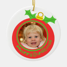 Kundenspezifische Foto-u. Text-Weihnachtsbaum-Verz Weihnachtsbaum Ornament