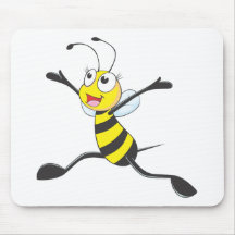 Kundenspezifische Hemden: Frohe Bienen-Hemden Mousepad