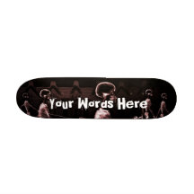 Kundenspezifische rote Röntgenstrahl-Skelettemitte Skateboarddeck