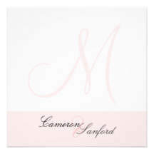 Kundenspezifisches Hochzeits-Einladungs-Monogramm