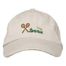 Kundenspezifisches Tennis gestickter Hut Besticktes Cap