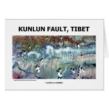 Kunlun Störung Tibet Karte