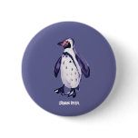 Kunst-Abzeichen-Knopf: John-Farbstofflila Penguin buttons