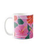 Kunst-Becher: Hibiskus-Rosa tassen
