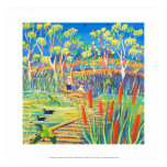 Kunst-Druck: Banrock Stations-Sumpfgebiete, Austra poster