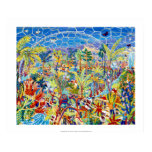Kunst-Druck: Garten Eden, das Eden-Projekt poster