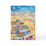 Kunst-Karte: St. Ives Hafen, Cornwall karten