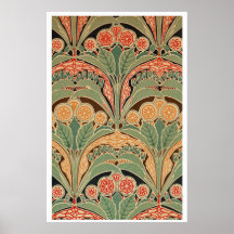 Kunst Nouveau Muster #3 bei Emporio Moffa Plakate