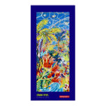 Kunst-Plakat: Blauer Maler von Eden poster