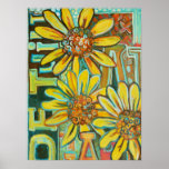 Kunst-Plakat De Tuin (der Garten)