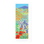 Kunst-Plakat: Provençal Mohnblumen und Terrassen poster