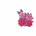 Kunst-Spitze: Gestickter Hibiscus Joanne Kurzschlu bestickte hemden