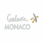 KunstHoodie: Galerie Monaco ZipHoodie bestickte hemden
